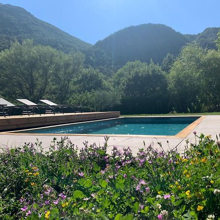 Estive Des Angelettes Piscine Chauffee Sauna Saint-Ferréol-Trente Kültér fotó
