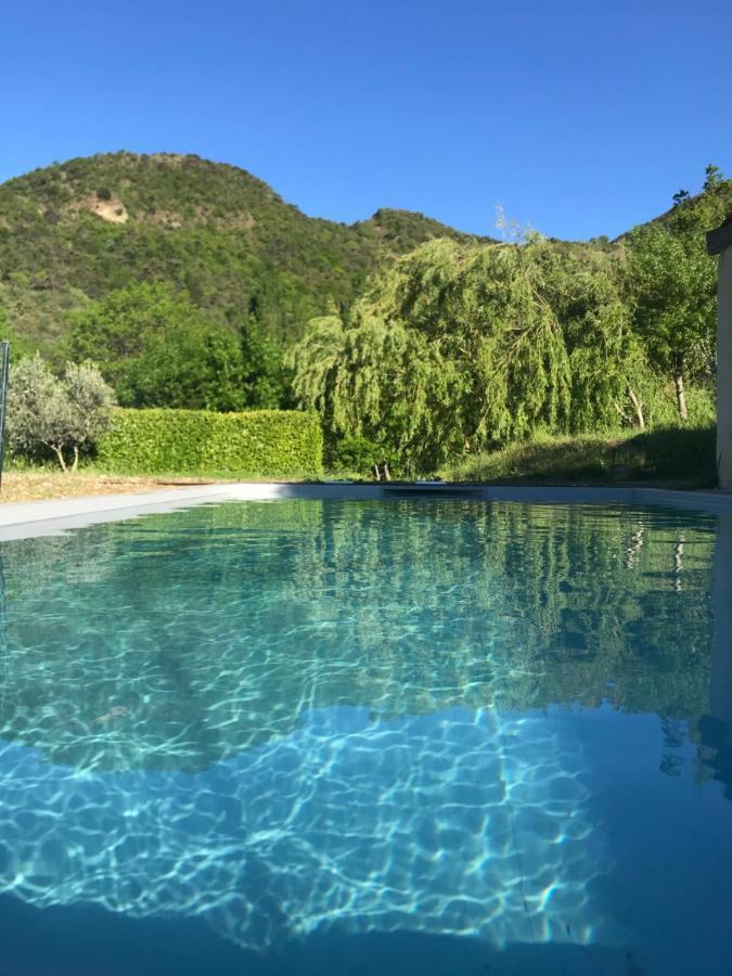 Estive Des Angelettes Piscine Chauffee Sauna Saint-Ferréol-Trente Kültér fotó