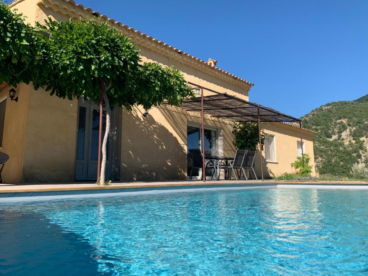 Estive Des Angelettes Piscine Chauffee Sauna Saint-Ferréol-Trente Kültér fotó